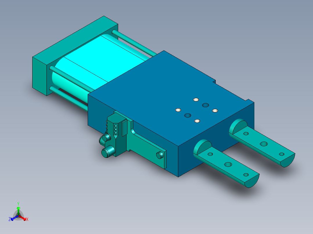 德克斯TUNKERS气缸数模SZKD_63_5_A13_T12_TUENKERS