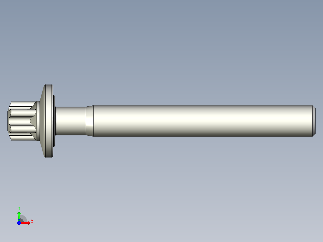 六角螺钉-Hexalobular_screw-M12-100-85-18-28-15.stp前视图
