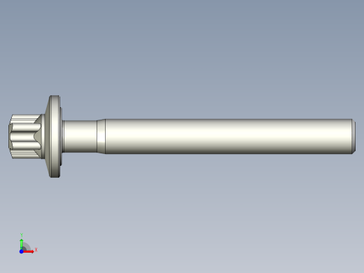 六角螺钉-Hexalobular_screw-M12-100-85-18-28-15.stp前视缩略图