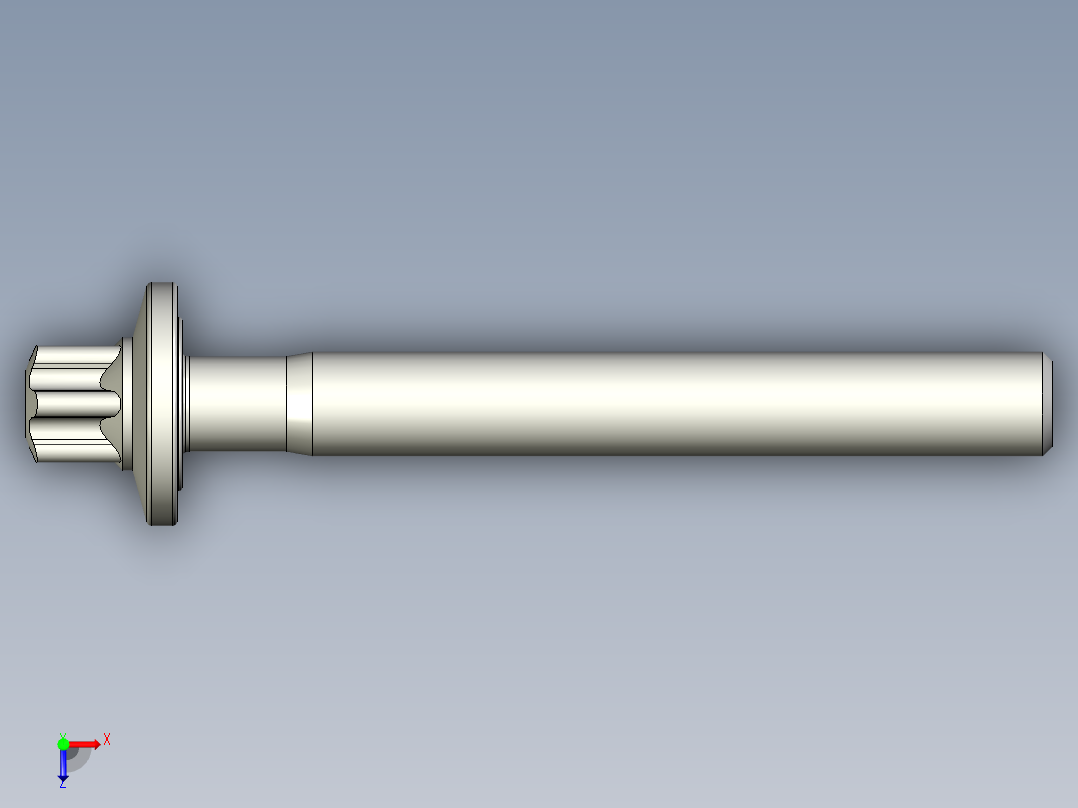 六角螺钉-Hexalobular_screw-M12-100-85-18-28-15.stp俯视图