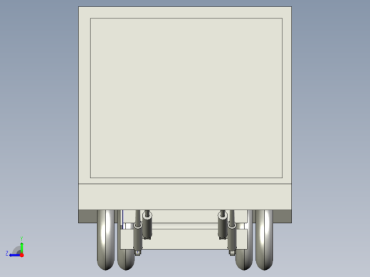 1G059--汽车升降尾板的结构设计UG三维+答辩PPT右视缩略图