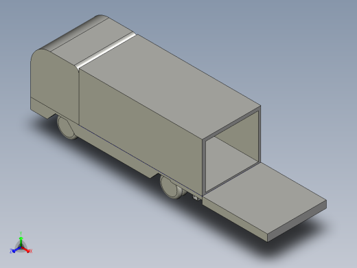 1G059--汽车升降尾板的结构设计UG三维+答辩PPT正等轴测缩略图