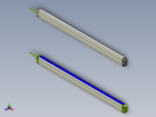 安全_区域传感器H2TLS1820_3D正等轴测缩略图