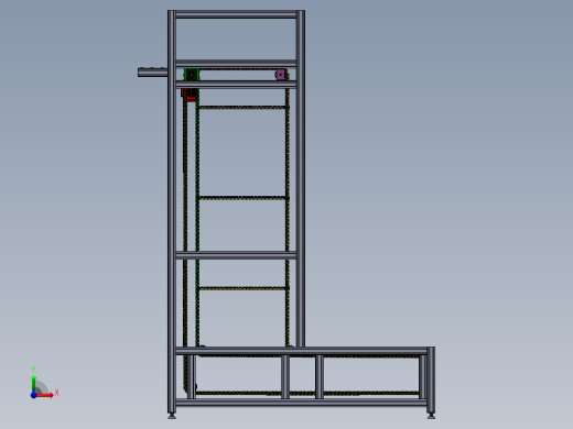 连续提升机前视缩略图