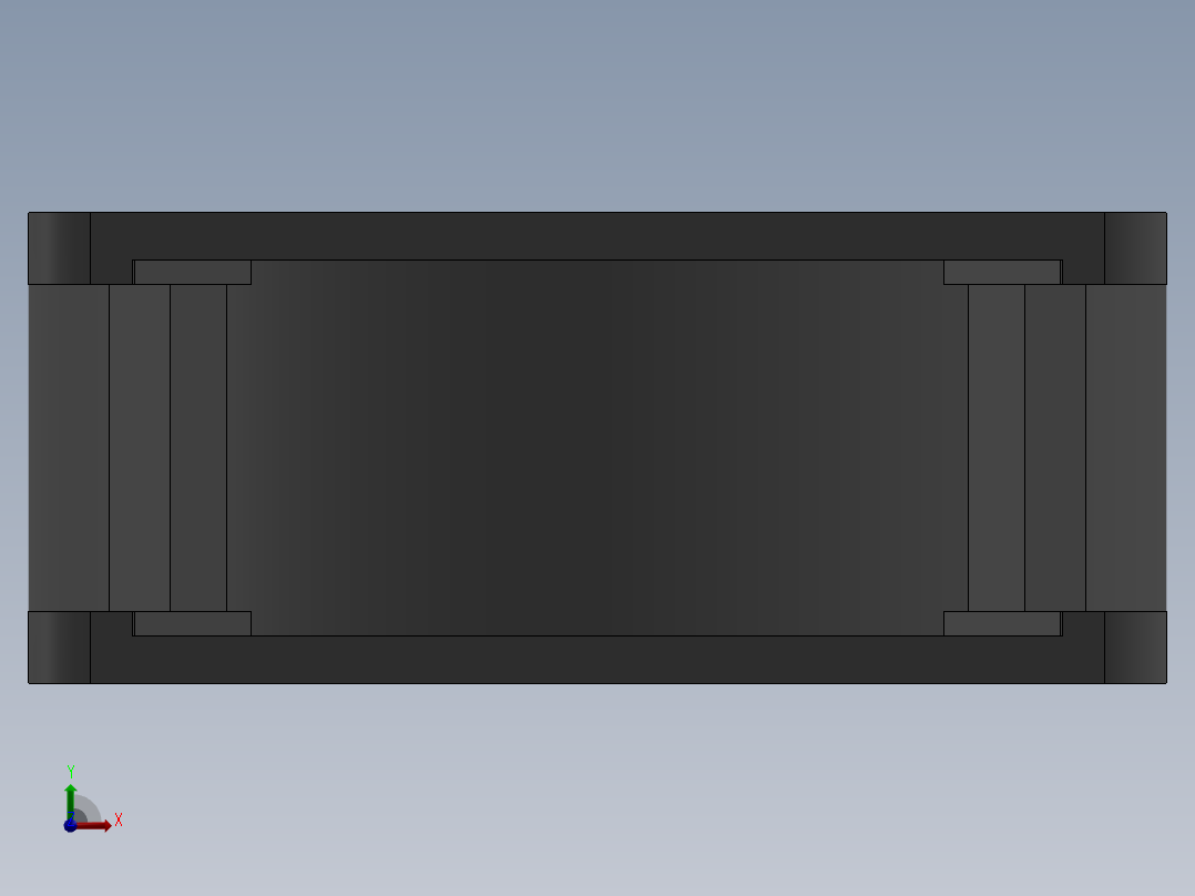 92毫米x92毫米风扇前视图