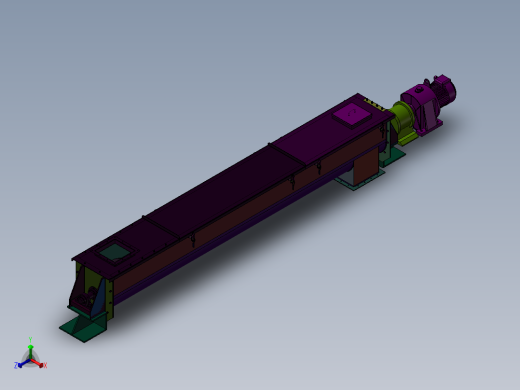 混凝土螺旋式输送机设计