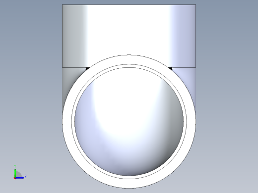 CPVC管件05-Sch80_90Elbow_SxS_9806-040 _4in左视缩略图