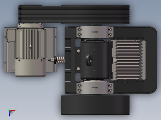 PE250X1000颚式破碎机2D+3D==1056929==600俯视缩略图
