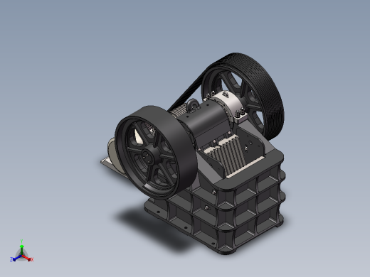 PE250X1000颚式破碎机2D+3D==1056929==600正等轴测缩略图