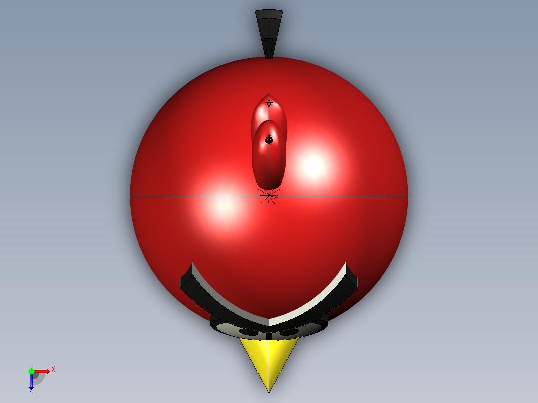 愤怒的小鸟 STP STL俯视图