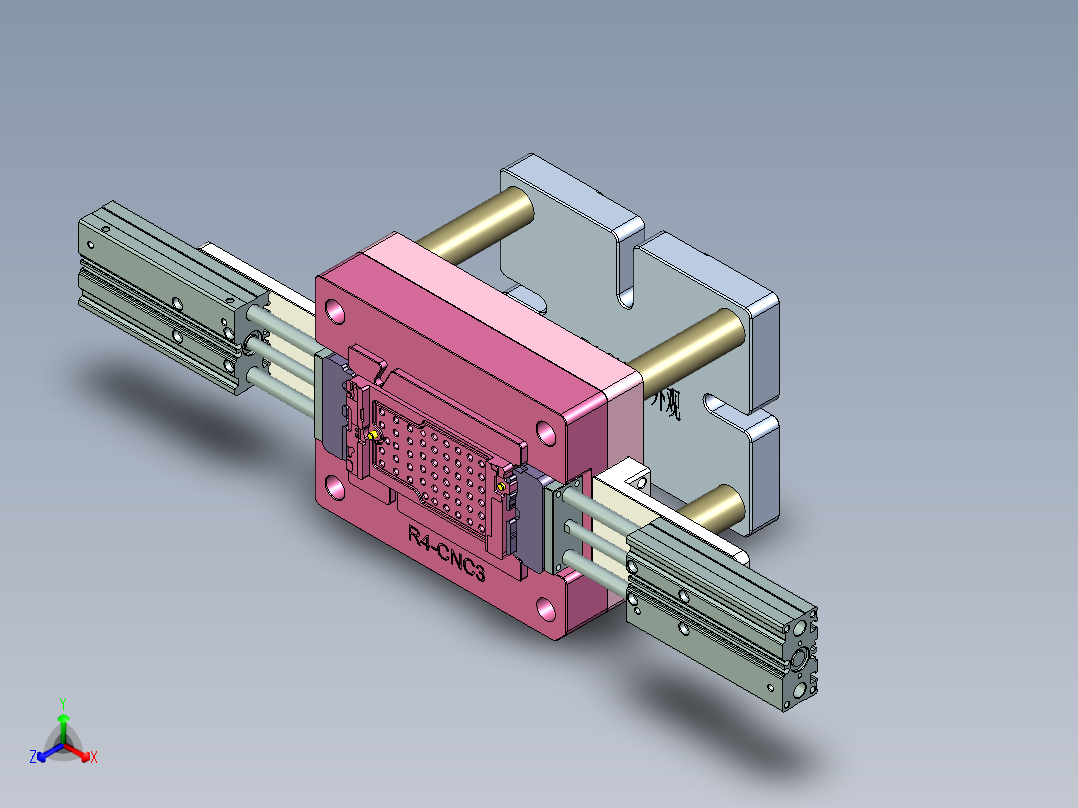 R4-笔记本CNC工装夹具三维模型CNC3-150925