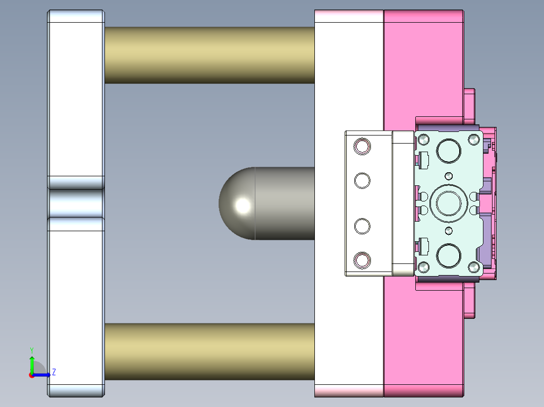 R4-笔记本CNC工装夹具三维模型CNC3-150925左视图