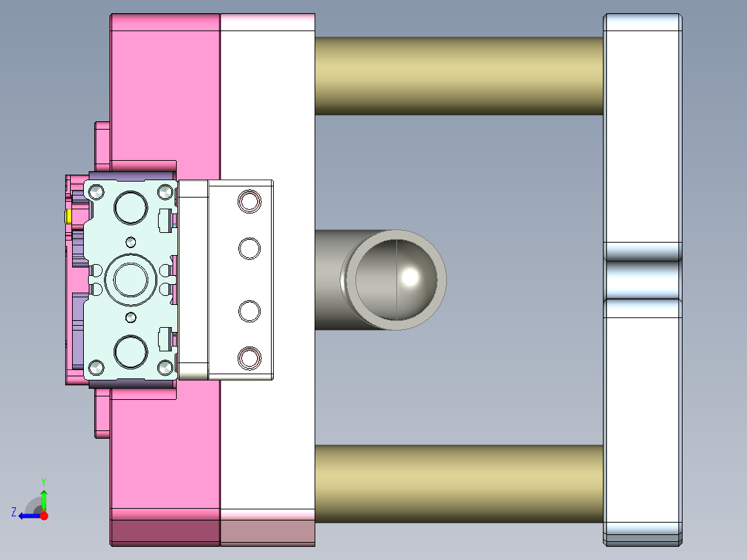 R4-笔记本CNC工装夹具三维模型CNC3-150925右视图