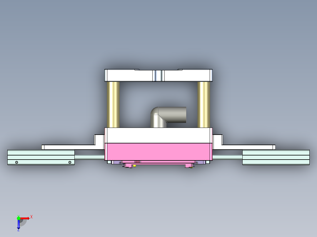 R4-笔记本CNC工装夹具三维模型CNC3-150925俯视图