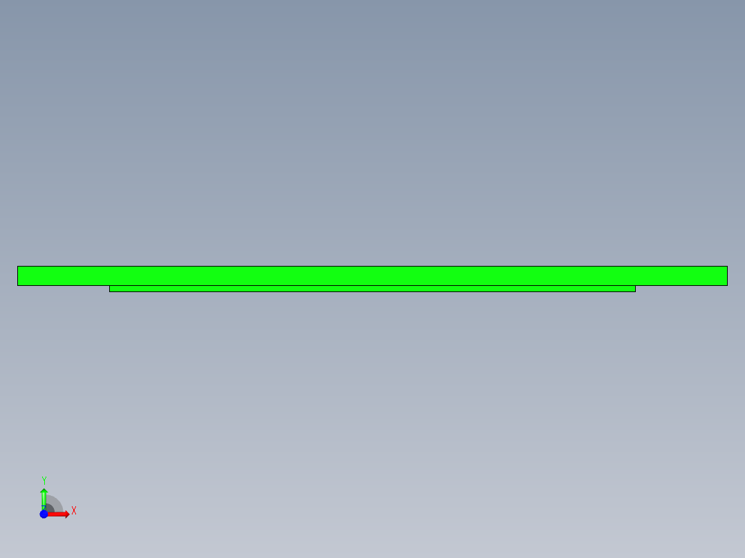 cnc1笔记本CNC工装夹具三维模型前视图