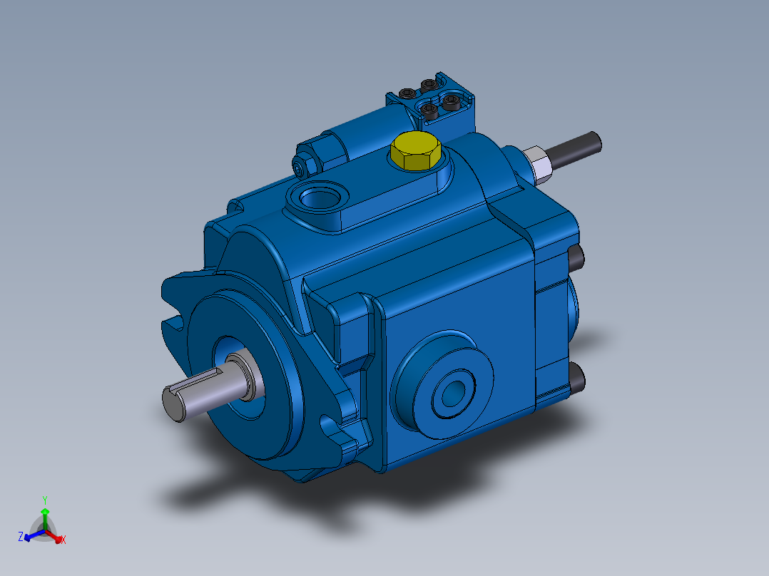 Continental Hydraulics-HPV-15B35-RF-O-1R液压元件主视图