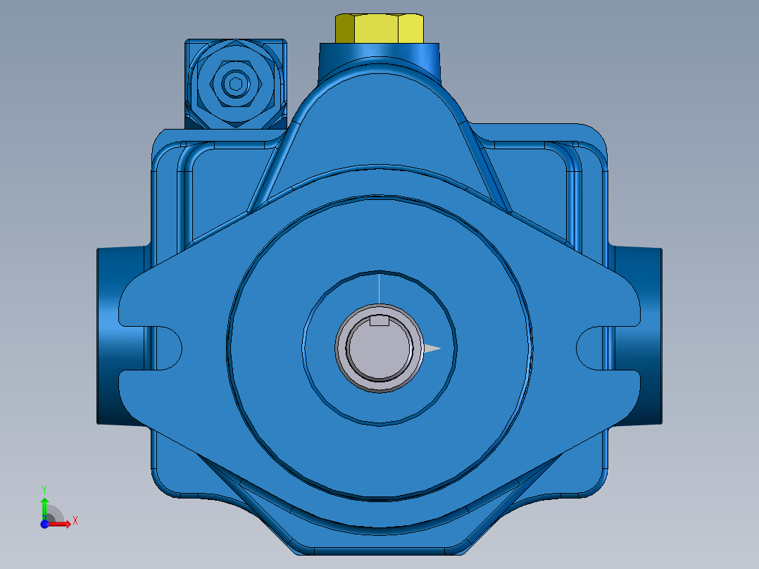 Continental Hydraulics-HPV-15B35-RF-O-1R液压元件前视图