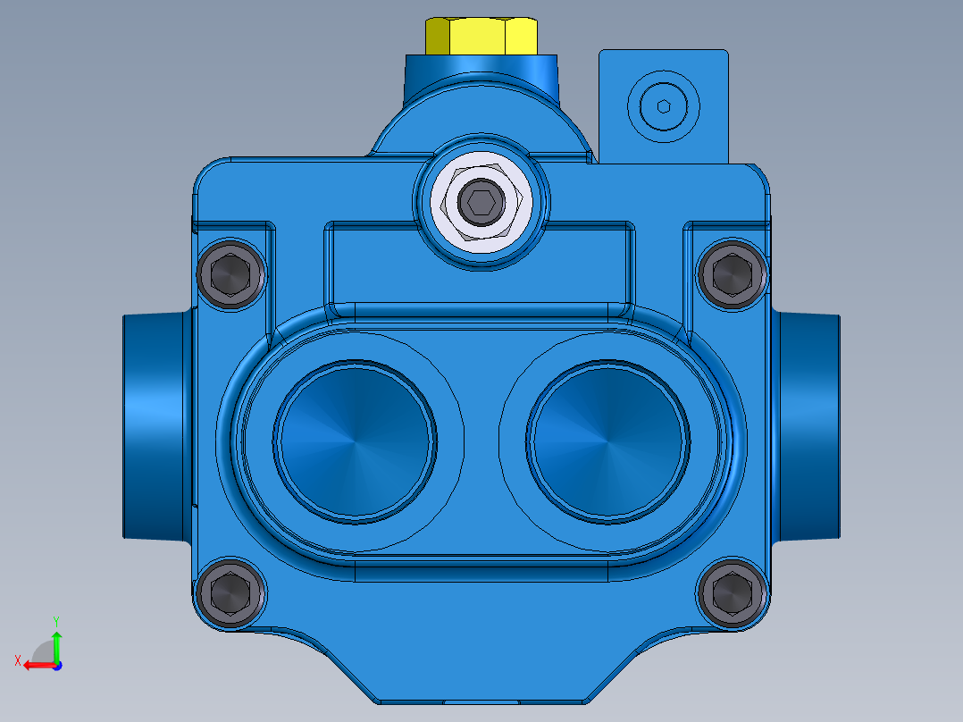 Continental Hydraulics-HPV-15B35-RF-O-1R液压元件后视图