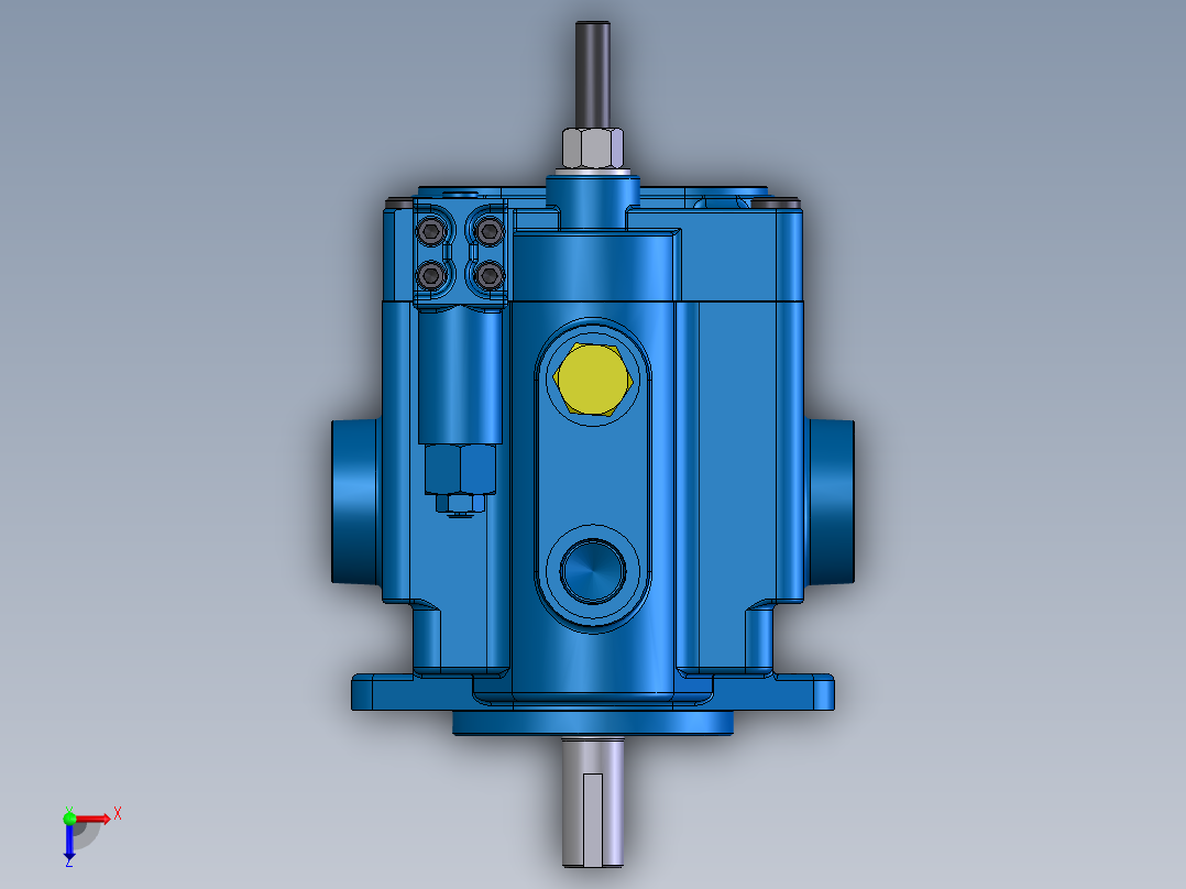 Continental Hydraulics-HPV-15B35-RF-O-1R液压元件俯视图