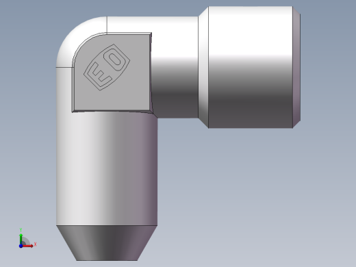 90度焊接接头、1CW9-12-06前视缩略图