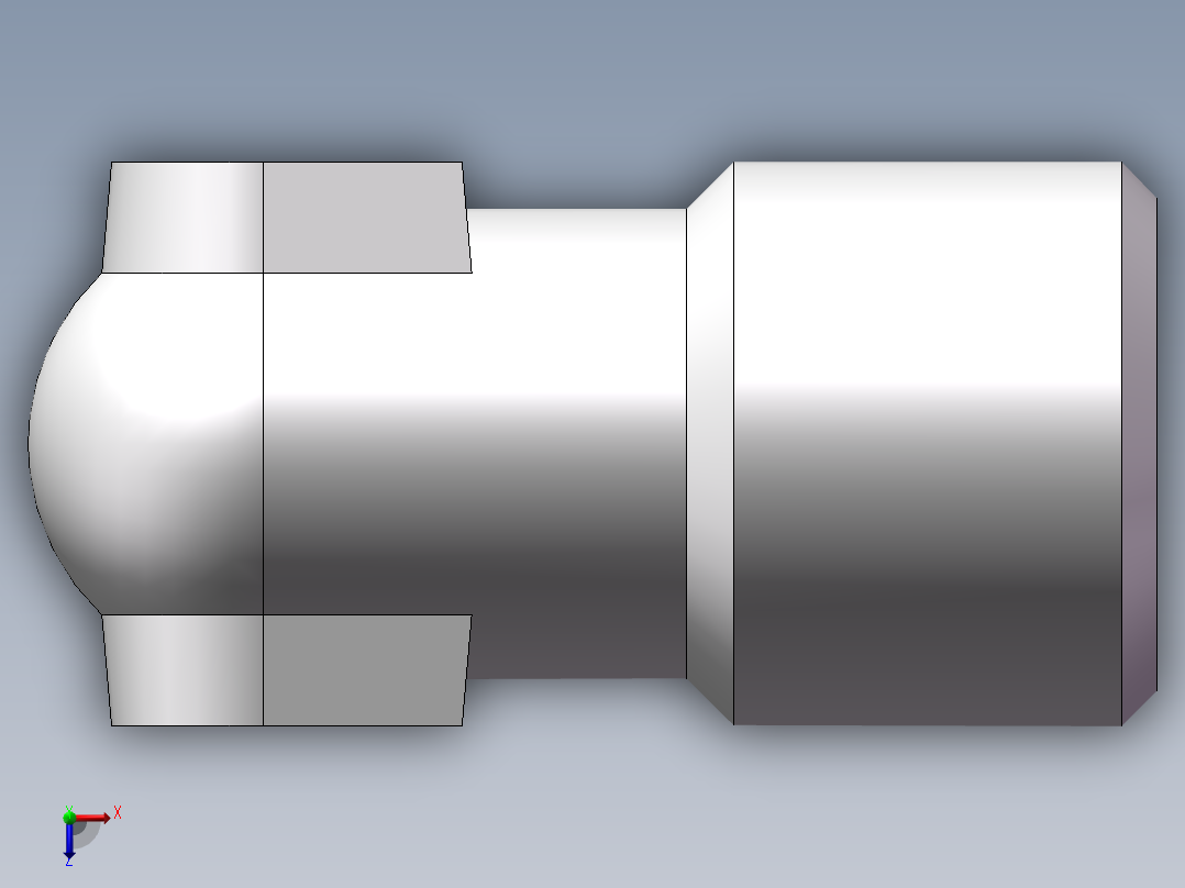 90度焊接接头、1CW9-12-06俯视图