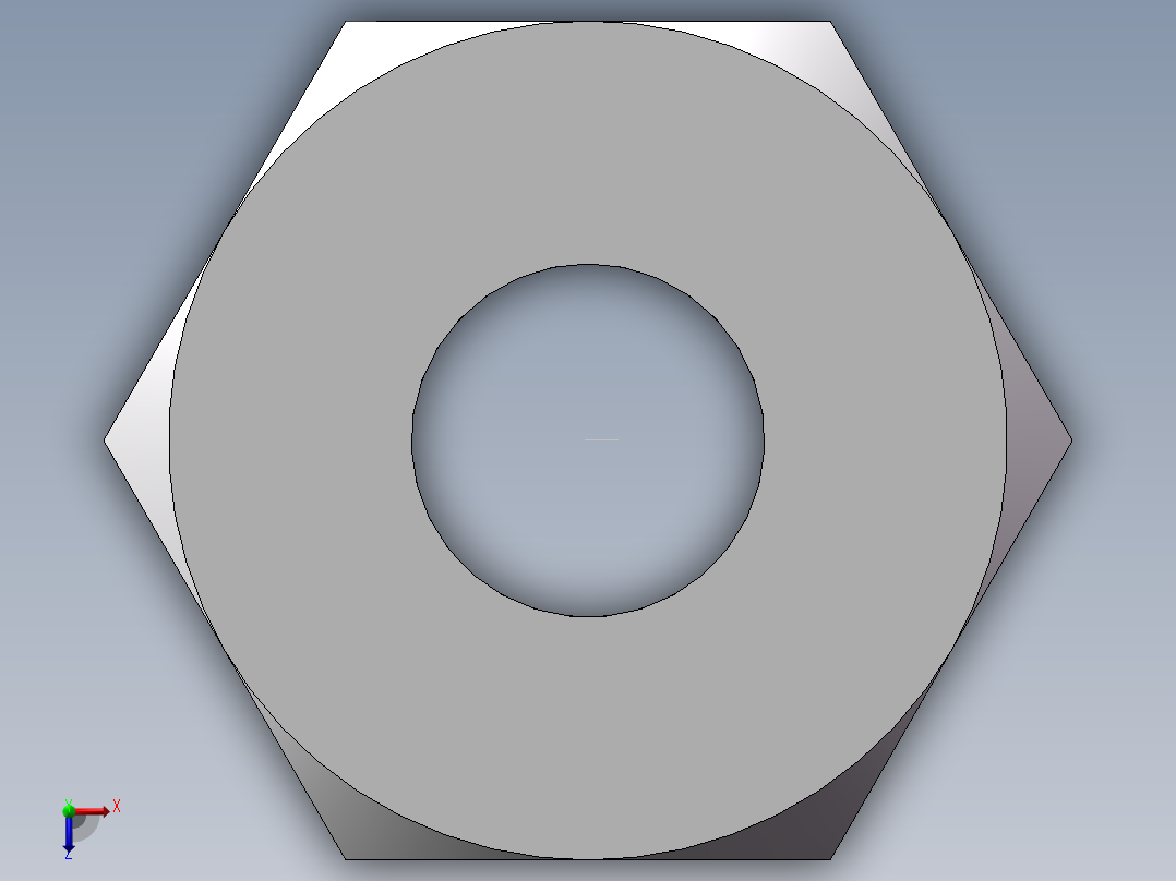 NL+NS 功能螺母、NS-16俯视图