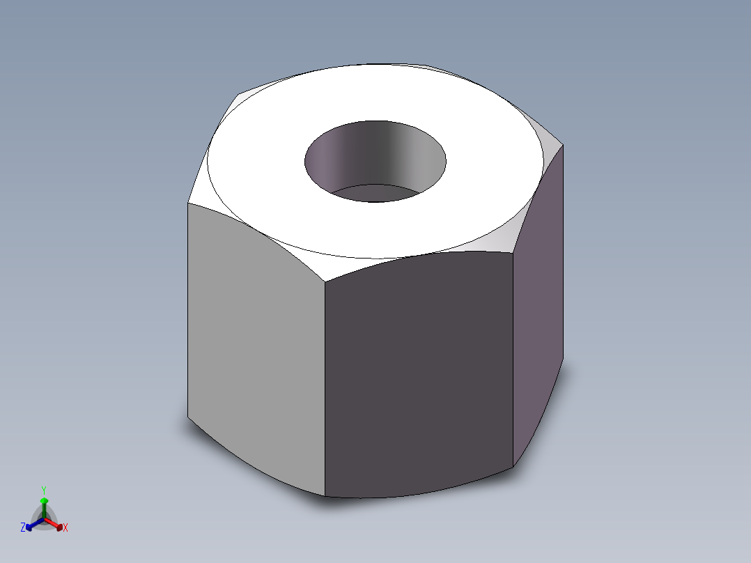 NL+NS 功能螺母、NS-16正等轴测图