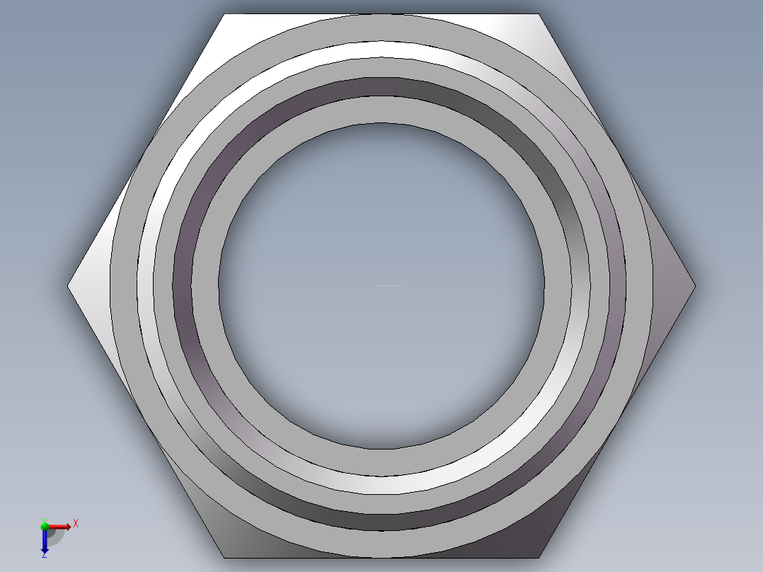 公制螺纹ED密封、1CM-45-42WD俯视图