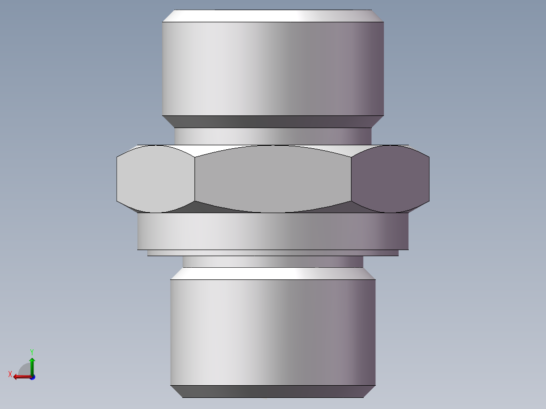 英制管螺纹ED密封、1CB-18-06WD后视图