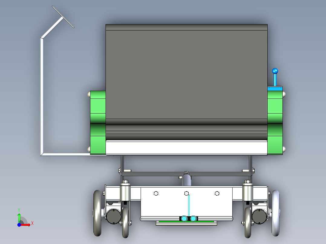 B3003376-自主轮椅前视图