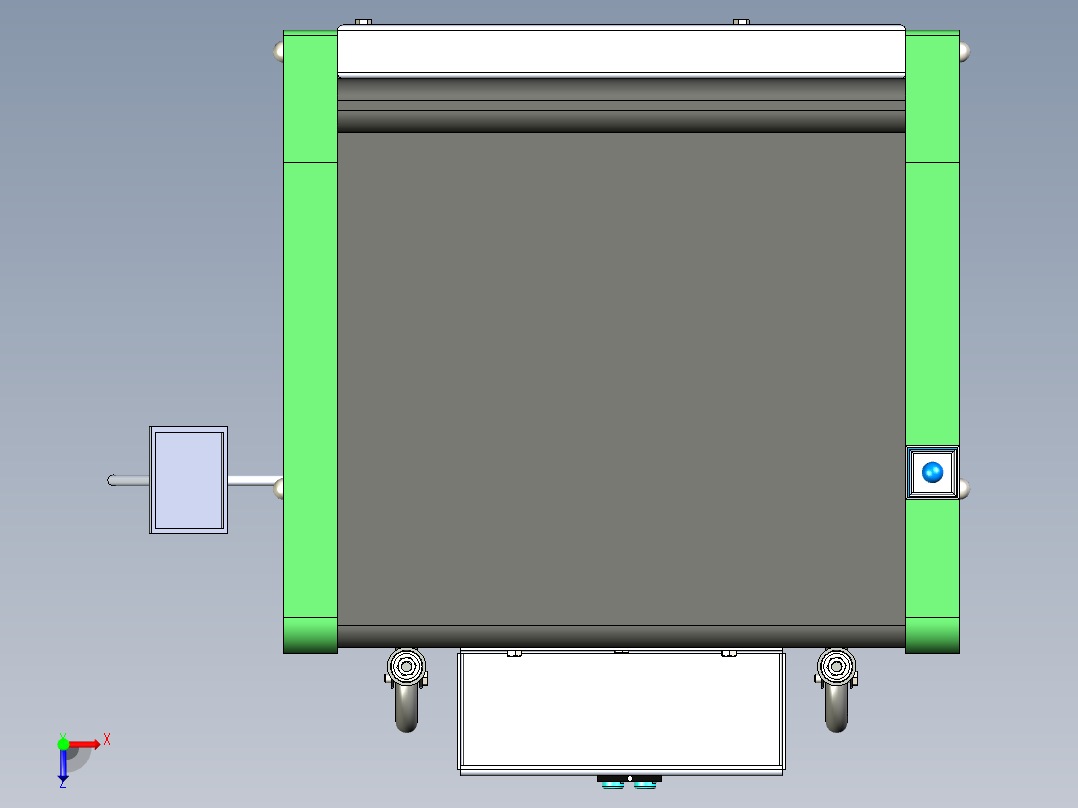 B3003376-自主轮椅俯视图