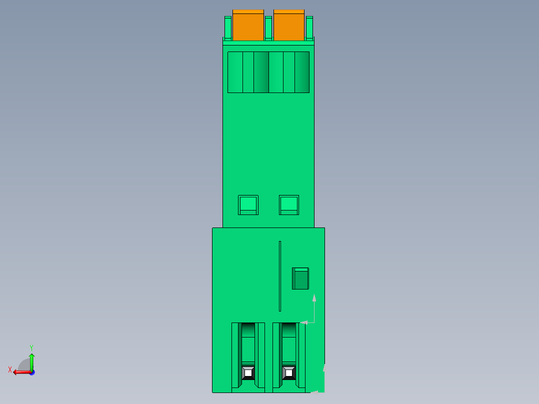 接插件(263)后视图