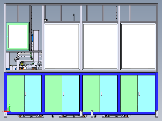 汽车尾灯自动组装机step后视缩略图