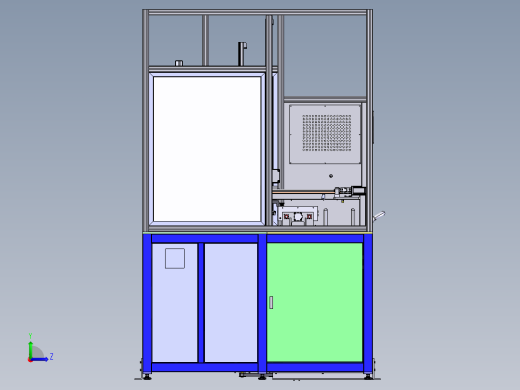 汽车尾灯自动组装机step左视缩略图