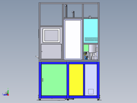 汽车尾灯自动组装机step右视缩略图