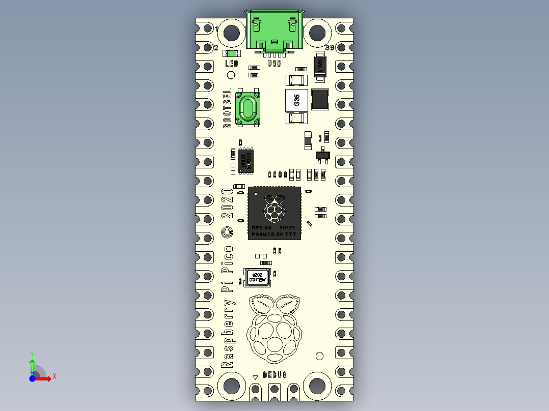 树莓派(19)前视图