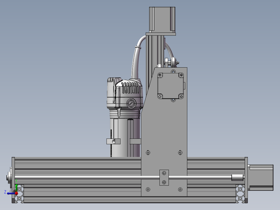 320x320 CNC雕刻机右视图