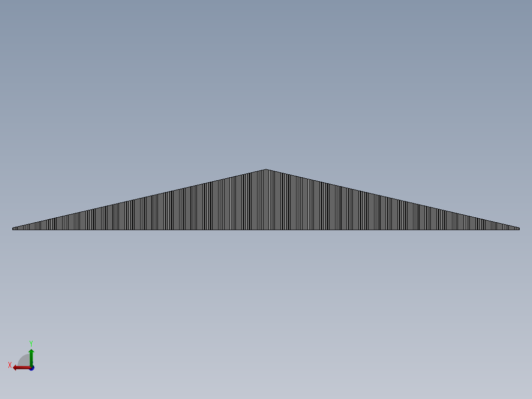 金属结构后视图