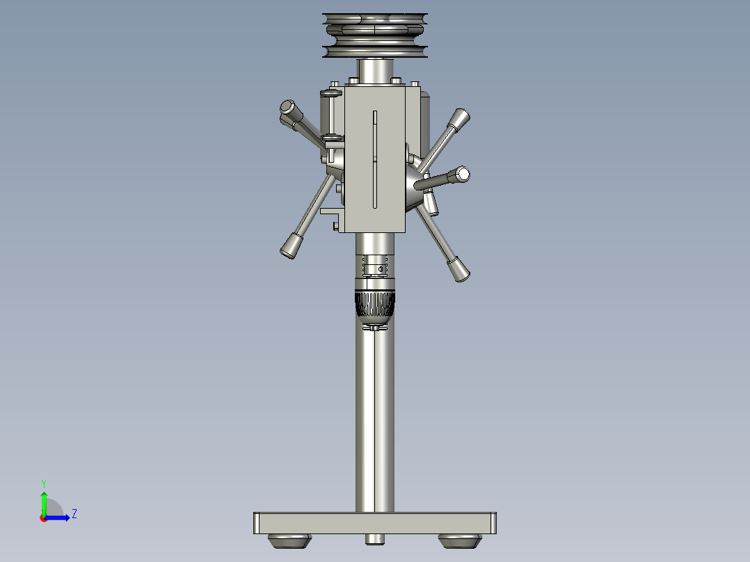 A3004156-迷你钻床台钻左视图