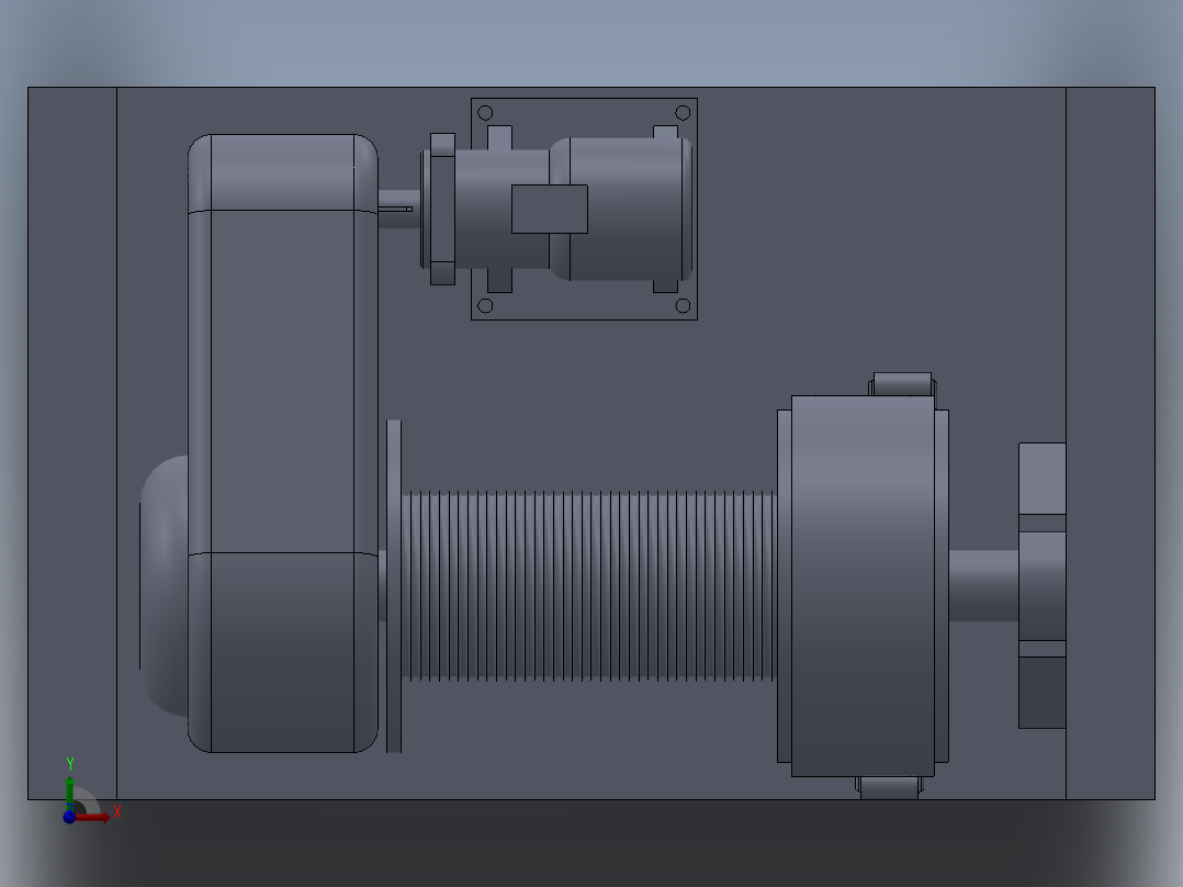 采油设备绞车总成 47597前视图