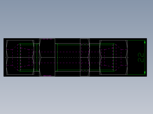 PARKER管接头EO Bulkhead union SV10SCF(16)_top