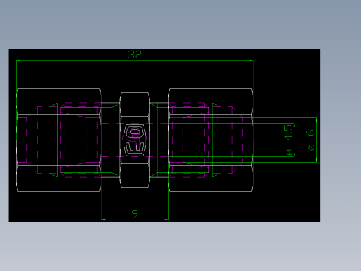 PARKER管接头EO Union G06LL71_front