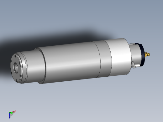 数控机床中心电主轴设计含三维SW模型CAD图纸参考30