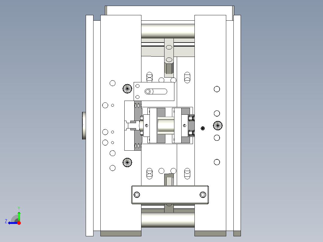 详细的周转箱模具（文件可直接用）右视图