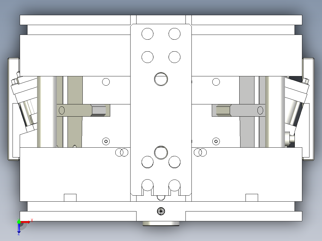 详细的周转箱模具（文件可直接用）俯视图