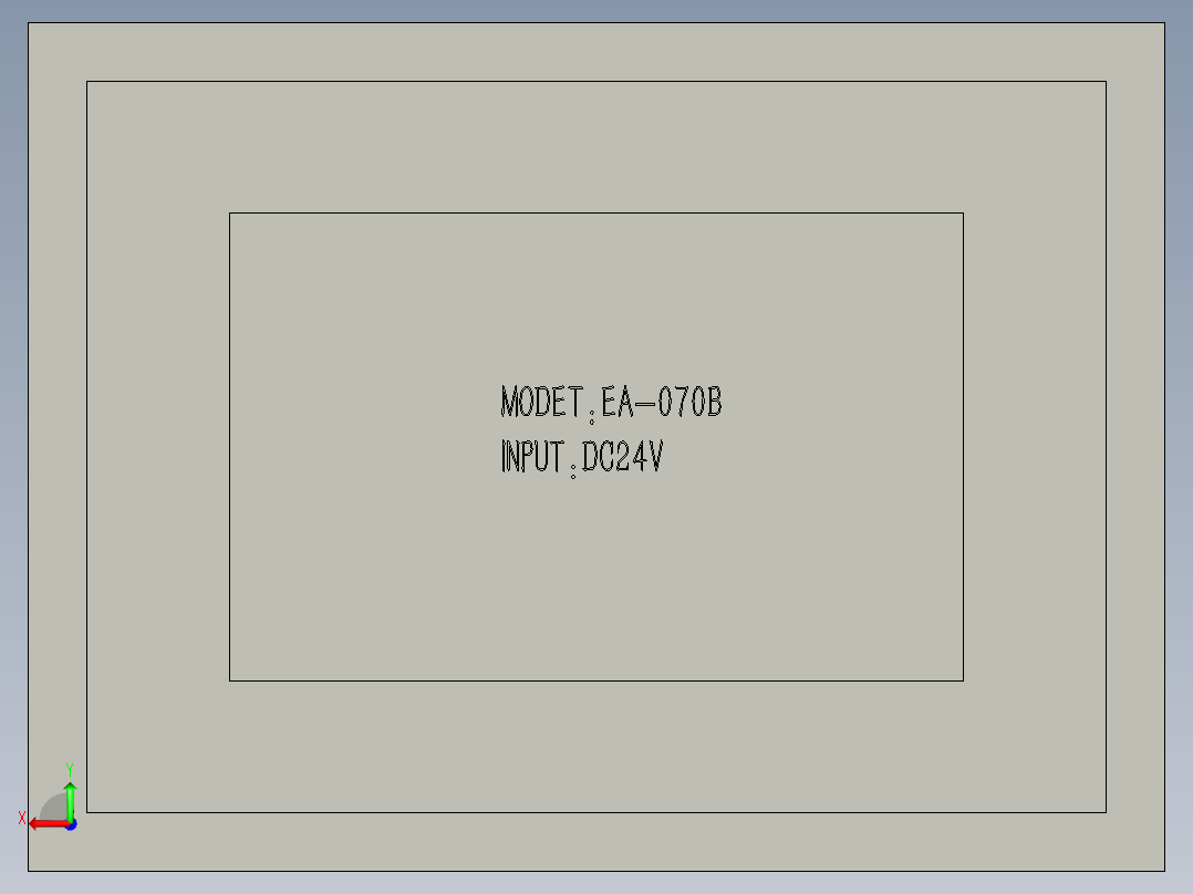 P127-7寸触摸屏-SAMKOON-EA-070B后视图