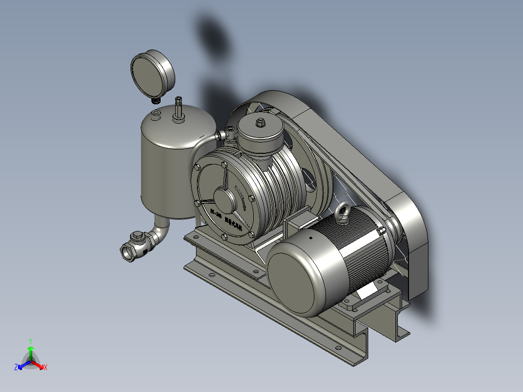 窑轮带冷却风机