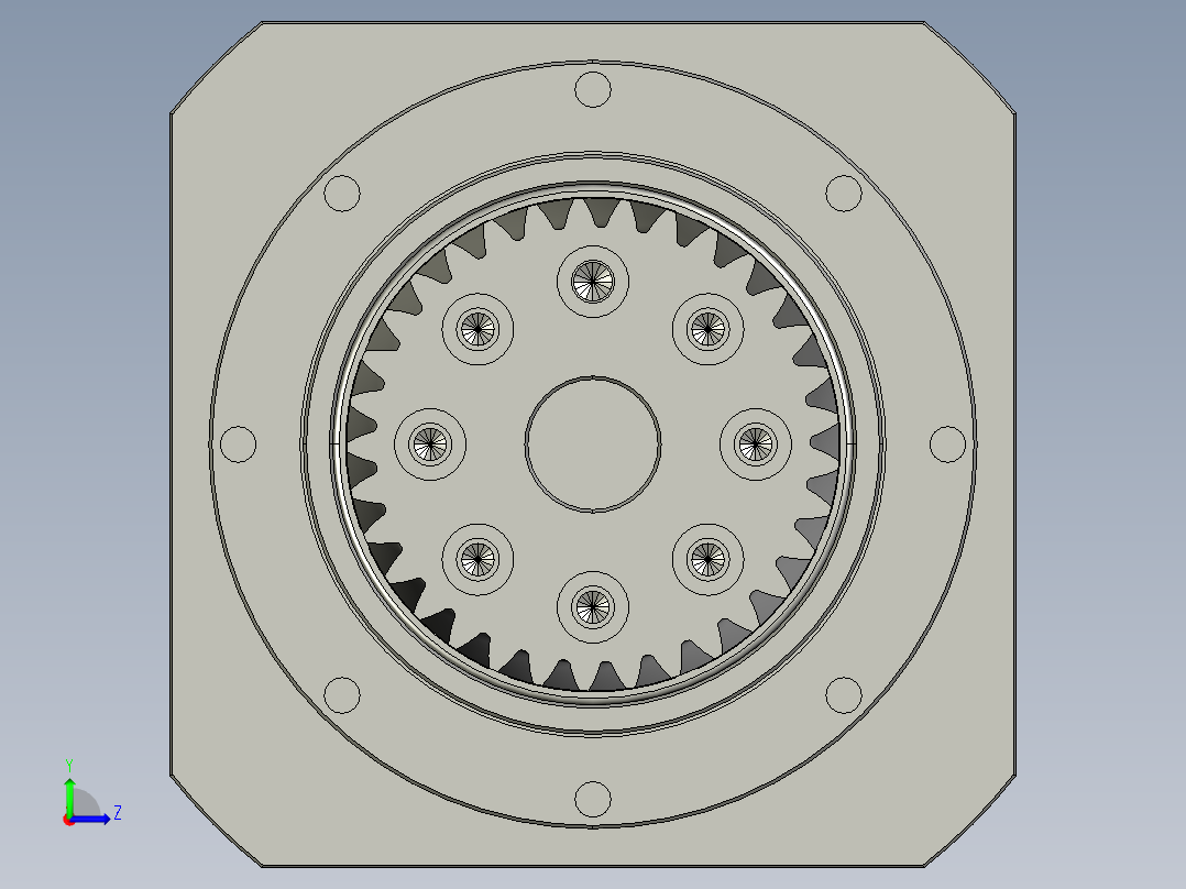 Y-FKD090-L1-22-110-145-M8-M2-33Z(1)左视图