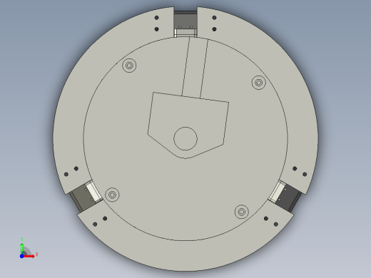 寻位转盘装配前视缩略图