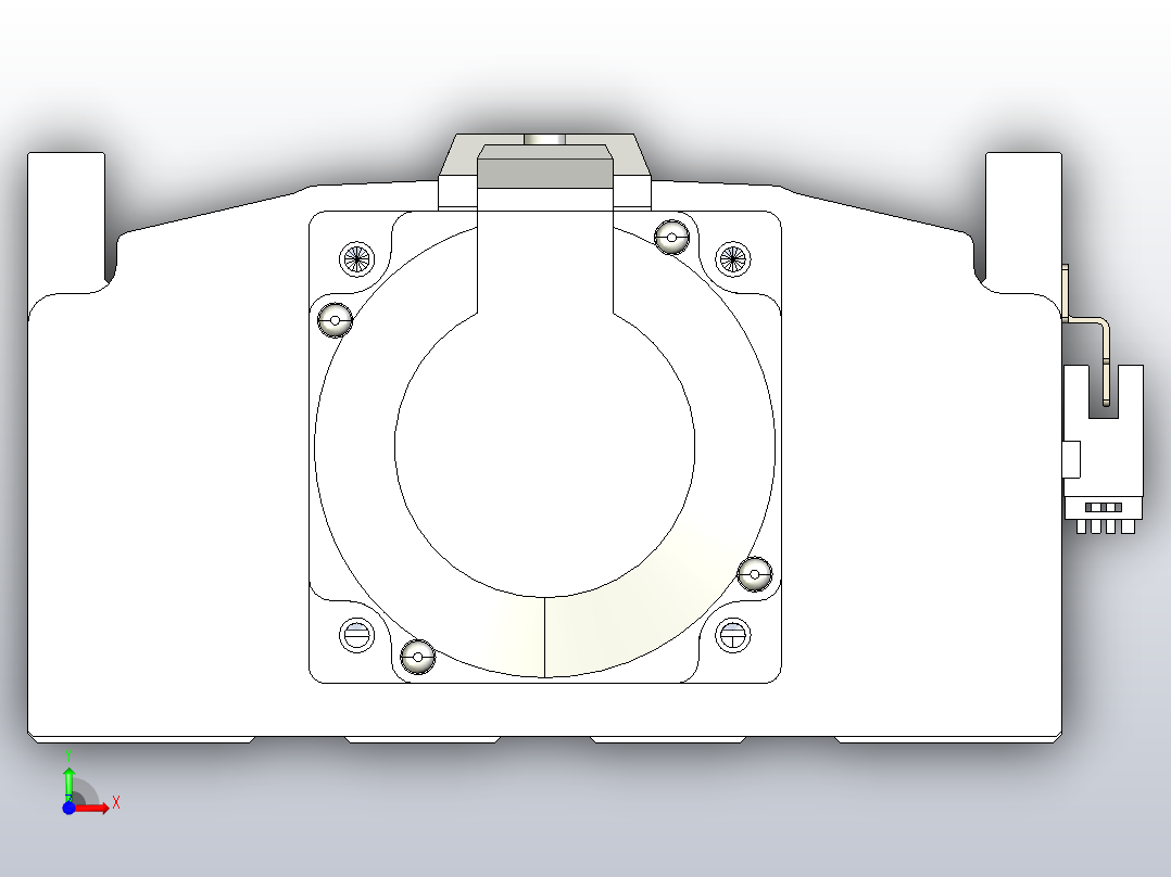 日规模组半封闭丝杆TPA-HNR-175D-2510C-L700-M-Y-P75-N3前视图